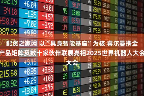 配资之家网 以“具身智能基座”为核 睿尔曼携全产品矩阵及数十家伙伴联展亮相2025世界机器人大会