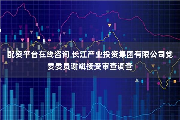 配资平台在线咨询 长江产业投资集团有限公司党委委员谢斌接受审查调查